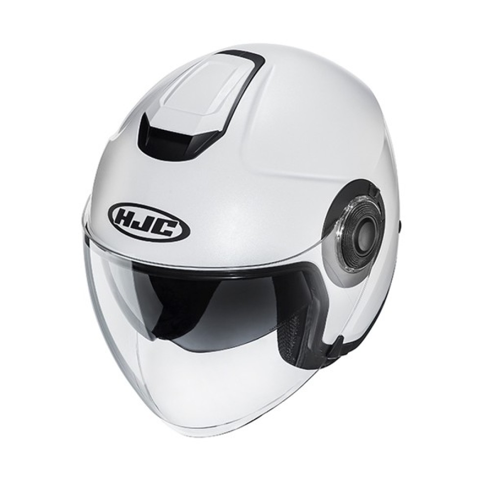 Casco Moto Jet HJC I40 Semi Flat Titanium, Grigio, Taglia XS (53-54 Cm), In Policarbonato, Con Vistiera Solare